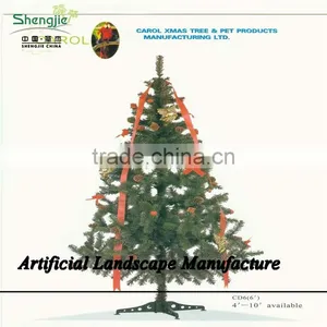 SJZJN 1508 Pine Needle Cohesive Gold Powder Artificial Tree Christmas Tree thumbnail-2