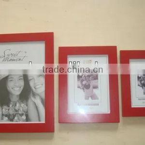Red Color Wood Photo Frame thumbnail-1