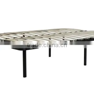 Hot Sell Full Size Wood Slat Bed Frame thumbnail-2