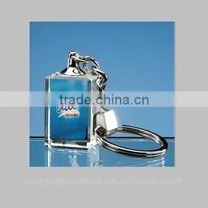 Luxury 3D Personalized Engraving Crystal Keychain Innovative Keychain thumbnail-2