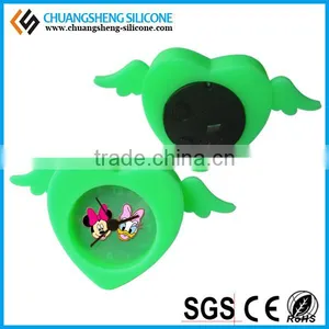 Wholesale Various Shape Candy Color Silicone Cover Electronic Clock thumbnail-3