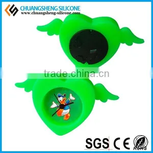 Angel Wings Shape Silicone Table Clock, Silicone Desk Clock thumbnail-1