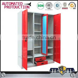 Popular High Quality Furnitures Modern Godrej Steel Almirah Design thumbnail-2