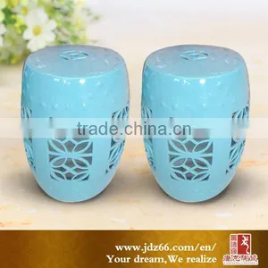 Simple Design Hollow Out Ceramic Stools/neoclassical Chair thumbnail-1