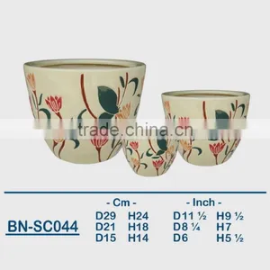 Vietnamese Ceramic Indoor Pot/ Indoor Planter BN-SC044 thumbnail-1