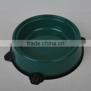 Round Cheap Plastic Pet Bowl/dog Bowl/cat Bowl With Dog Paw thumbnail-1