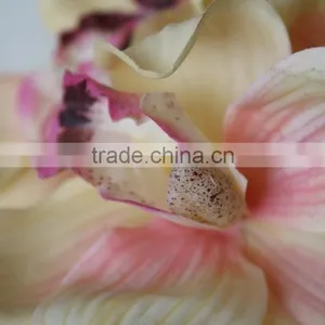 Real Touch Decorative Artificial Cymbidium Orchid Flower for Landscaping Decoration thumbnail-6