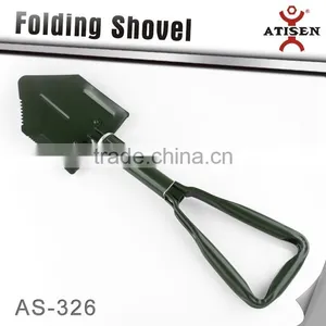 Steel FOLDING SHOVEL & PICK Case Camping Hunting Survival Compact Tool Military thumbnail-1