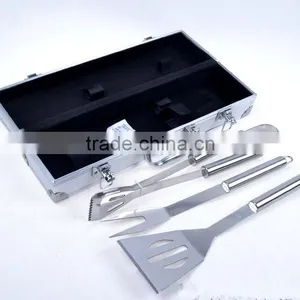 Stainless Steel Bbq Tool Set 3 Pcs thumbnail-2