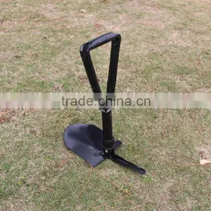 Outdoor Survival Gear Multi-functional Foldable Camping Military Shovel With Pickaxe/ Saw/ Opener thumbnail-3