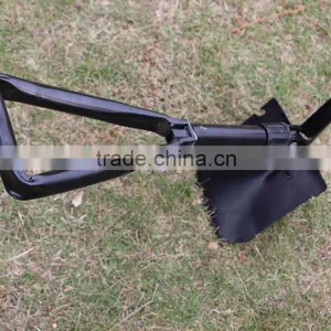 Outdoor Survival Gear Multi-functional Foldable Camping Military Shovel With Pickaxe/ Saw/ Opener thumbnail-4