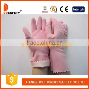 Pink Latex Household Gloves thumbnail-1