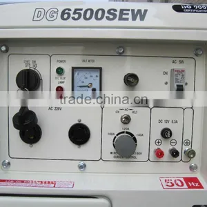 100% Copper Wire 5KW Electric Start Sound Proof Diesel Generator With Welding Function thumbnail-2