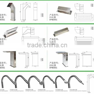 Strong Power Massage Stainless Steel Spa Shower Goose ,snake Shape Garden Pond Waterfall,protable Curtain for Outdoor Pool thumbnail-2