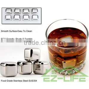 2017 Ruian Wholesale Custom Engraved Stainless Steel Whisky Cooler Rocks/whisky Stones/wine Ice Cubes thumbnail-2