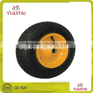 250 300 mm pu Foam Flat Free Rubber Wheels thumbnail-4