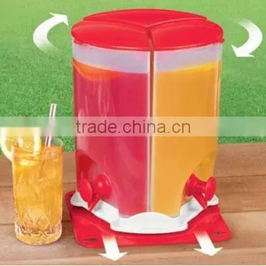 Cheap OEM 3 Spin Compartment Drink Beverage Dispenser as Seen on TV thumbnail-2