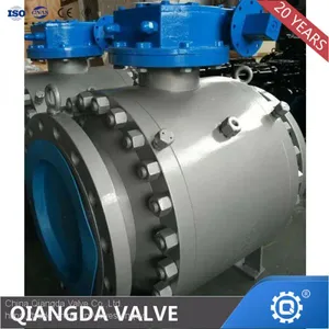 High Temperature Metal Seat Trunnion Mounted Ball Valve thumbnail-3