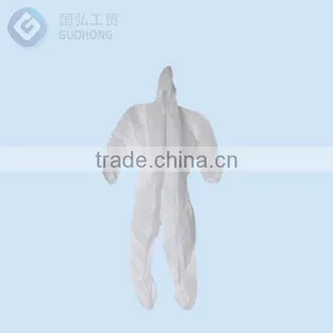 Disposable Microporous Paint Suits Disposable Coverall White Lge/X Lge 42-45" Chest thumbnail-2
