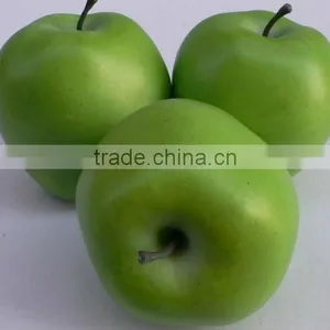 3 Realistic Artificial Weighted Green Apple Faux Fruits Fake Fruits thumbnail-1