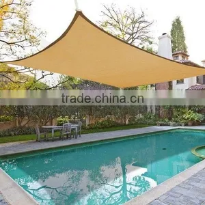 Swimming Pool Cover Anti uv Sand Color Shade Sail,garden Balcony Shade Screen Mesh,wind Block Anti Dust Sun Shade Fabric Mesh thumbnail-1