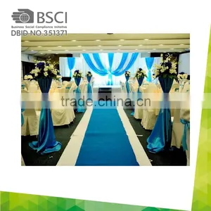 Factory Hot Sale Decorative White Wedding Runner Carpet Mat Exhibition Carpet thumbnail-1