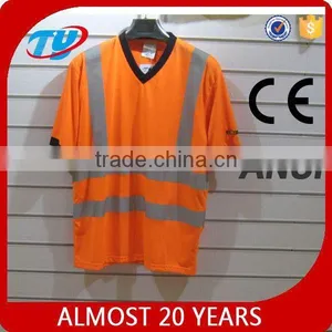 2016 High Visibility Traffic Reflective Safety T-shirt Clothing thumbnail-5
