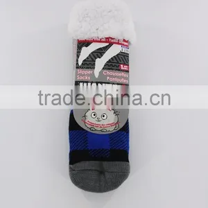 Acrylic Faux Fur Anti Slip Home Soft Slipper Socks thumbnail-2