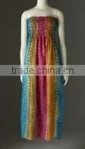 BANDHANI BANDHEJ SMOCK DRESS TIE DYE Silk Tunic thumbnail-1