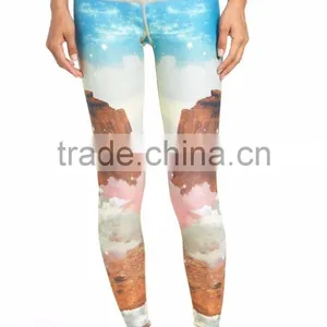 Custom Made Women Full Print Yoga Pants Sport Hot Pant Leggings thumbnail-3