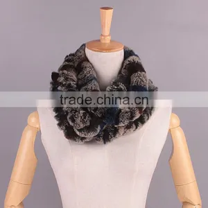 Hot Selling Europe Fashionable Custom Designed Ladies Scarfs Fur Fashion Scarf 2014 thumbnail-2