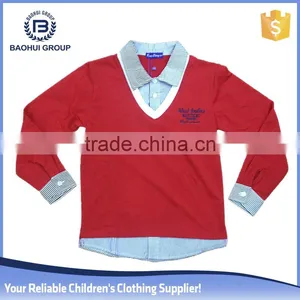 New Style Fashion Boys Shirt Kid Top Winter Fleece Fashion Boy Top Children Garment thumbnail-1