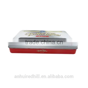 PROMOTION! Wholesale Custom Printed Cookie Tin Box, Rectangular Tin Tin Container, Tin Box thumbnail-2