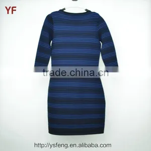 Long Sleeve One-piece Winter Girl Sweater Dress Design thumbnail-2