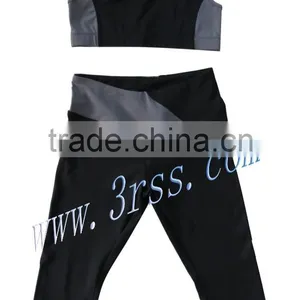 High Quality Polyester/Spandex Fitness Wear thumbnail-1