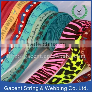 Hot Sale Manufacturer Jacquard Band With Elastic With New Pattern thumbnail-1