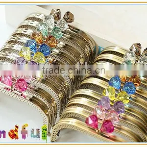 High Quality Colorful Purse Frame Handbag Supplies Metal Purse Frame thumbnail-3