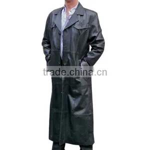 Leather Long Coat thumbnail-1
