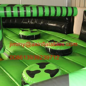 Adult Giant Outdoor Dia 8M Multi-play Inflatable Meltdown Wipeout Games For Sale thumbnail-4