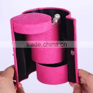 New Arrival 3 Layer Folding Jewelry Box,Velvet Organizer Box for Jewelry thumbnail-3
