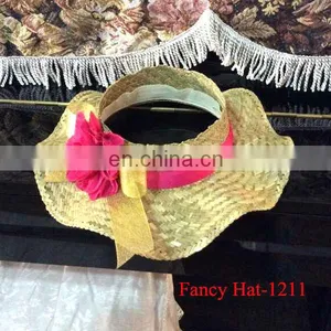 Newest Fashion Women Straw Beach Hat Cheap Wholesale thumbnail-1