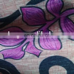 Winfar Print Knit 30s Rayon Slub Polyester Viscose Fabric For Garment thumbnail-2