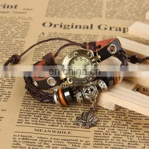 New Fashion Lover Gift Luxury Vintage Genuine Leather Charm Women Charm Watch thumbnail-4