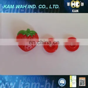 Hot Baby Online Shop for Fabric Snap Button/ Fabric Fasteners/customized Colorful Strawberry Shape Using for Baby Diaper thumbnail-4