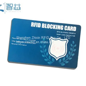 RFID Card Guard Anti Skimming Credit Card Blocker,Paper RFID Blocking Sleeve,Plastic RFID Blocking Sleeve thumbnail-1