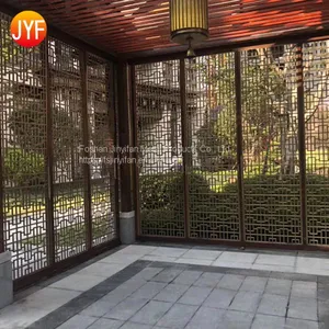 Interior Modern Wall Panels Screen Decorative Stainless Steel Background Panel Laser Cut Metal Decorations thumbnail-1