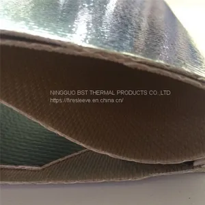 HIGH TEMPERATURE ALUMINIZED HEAT BLANKET MATERIAL SHIELDING MAT thumbnail-1