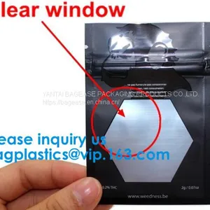 Storing Food,Nuts,Seeds,Beans,Tea Leaves, Coffee,Candy,Snack, Dried Fruits,Bag Pouch With Zip Lock and Transparent Windo thumbnail-1