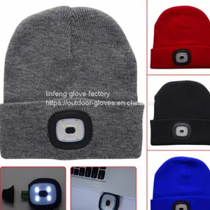 Work Hat , Winter Hat With Flashlight ,cap With Flashlight thumbnail-1