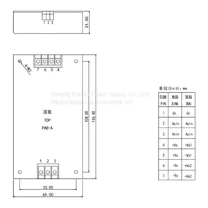 PAB-A Series 220V to 24V 100W AC/DC Converter thumbnail-2